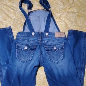 True religion women's overalls nwots
